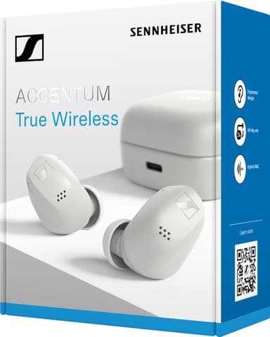 Sennheiser Accentum täysin langattomat in-ear kuulokkeet (valkoinen)