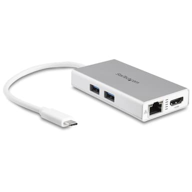 StarTech.com DKT30CHPDW, Langallinen, USB 3.2 Gen 1 (3.1 Gen 1) Type-C, 60 W, US
