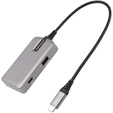 StarTech.com DKT31CHPD3, Langallinen, USB 3.2 Gen 2 (3.1 Gen 2) Type-C, 100 W, H