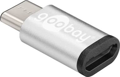 USB-C™-sovitin USB 2.0 Micro-B:hen, hopea