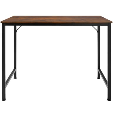 Toimisto- ja työpöytä Jenkins - Teollinen tumma puu, maalaismainen, 80 cm