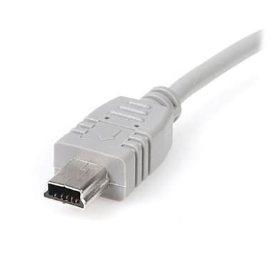 StarTech.com USB2HABM6IN, 0,152 m, USB A, Mini-USB B, USB 2.0, Uros/uros, Harmaa
