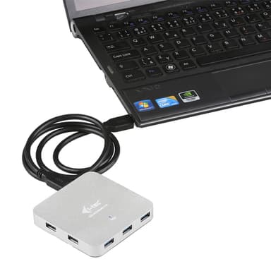 i-tec Metal U3HUBMETAL7, USB 3.2 Gen 1 (3.1 Gen 1) Type-A, USB 3.2 Gen 1 (3.1 Ge