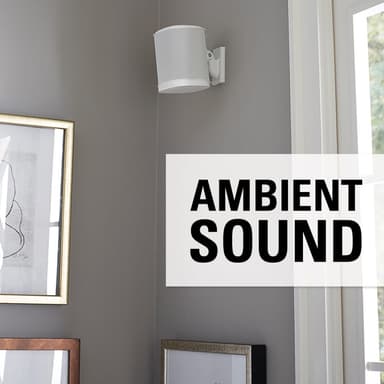 SANUS Wall Mount for Sonos One SL Play:1 Play:3 Pair White
