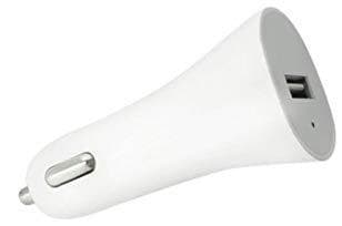 Autolaturi USB-liitännällä, 1A, valkoinen