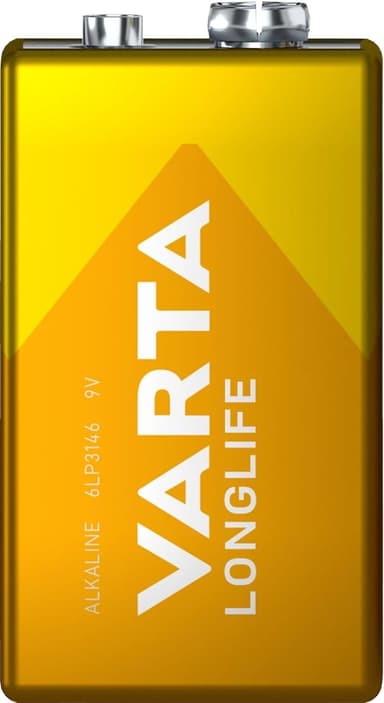 Varta Longlife 9V 2 Pack (B)