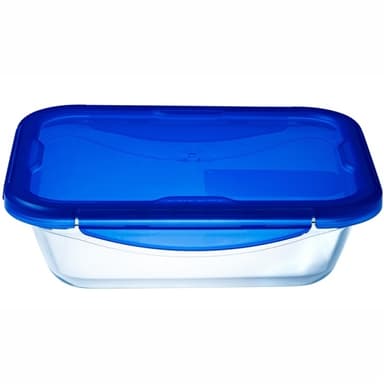 Pyrex Stor form med med snäpplock 4
