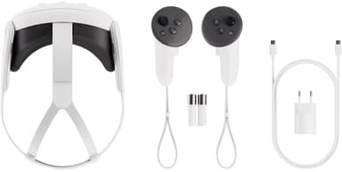 Meta Quest 3 kannettavat VR-lasit (512 GB) - Kunnostettu