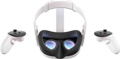 Meta Quest 3 kannettavat VR-lasit (128 GB) - Kunnostettu