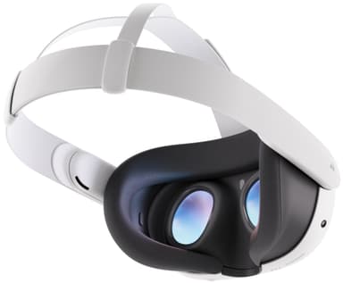 Meta Quest 3 kannettavat VR-lasit (128 GB) - Kunnostettu