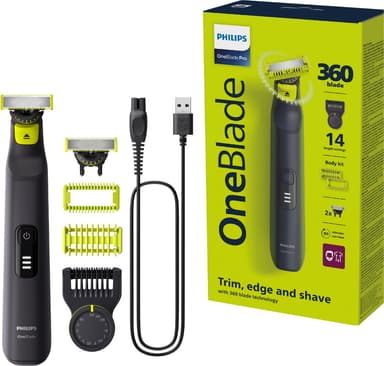 Philips OneBlade Pro 360 kasvo- ja vartalotrimmeri QP6542/15