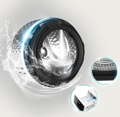 Hisense kuivaava pesukone HWD3S1X614