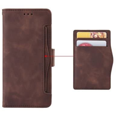 Sony Xperia 10 VI Kotelo PU-nahkainen Flip Folio Puhelimen Suojakotelo Useilla Korteilla