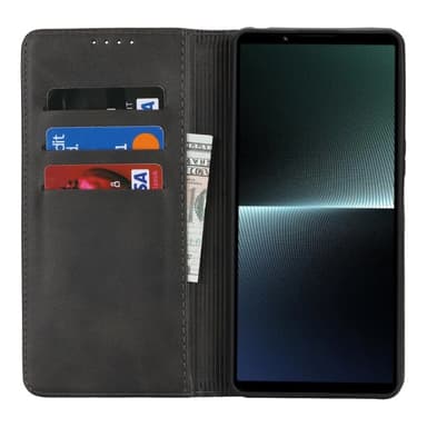 Sony Xperia 1 VI Suojakuori Lompakolle - Musta