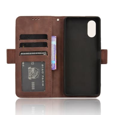 Sony Xperia 10 VI Kotelo PU-nahkainen Flip Folio Puhelimen Suojakotelo Useilla Korteilla