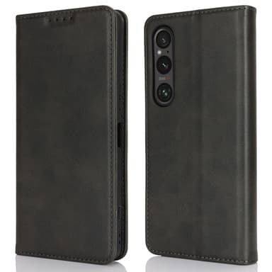 Sony Xperia 1 VI Suojakuori Lompakolle - Musta