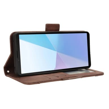 Sony Xperia 10 VI Kotelo PU-nahkainen Flip Folio Puhelimen Suojakotelo Useilla Korteilla