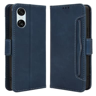 Sony Xperia 10 VI Kotelo PU-nahkainen Flip Folio Puhelimen Suojakotelo Useilla Korteilla
