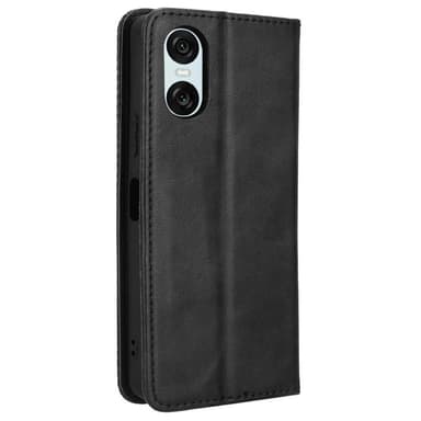 Lompakkoteline Käännettävä Puhelinkotelo Xperia 10 VI - Musta