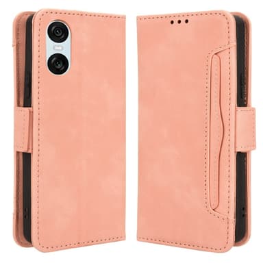 Sony Xperia 10 VI Kotelo PU-nahkainen Flip Folio Puhelimen Suojakotelo Useilla Korteilla