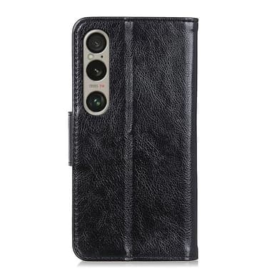 Sony Xperia 1 VI Puhelinkotelo Jaettu Nahkainen Lompakkoteline Nappa Tekstuuri Iskunkestävä Suoja