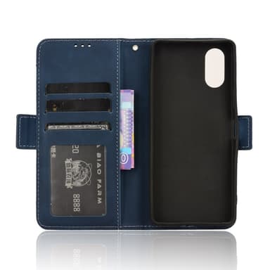 Sony Xperia 10 VI Kotelo PU-nahkainen Flip Folio Puhelimen Suojakotelo Useilla Korteilla