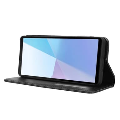 Lompakkoteline Käännettävä Puhelinkotelo Xperia 10 VI - Musta