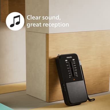 Philips R1509 kannettava analoginen radio