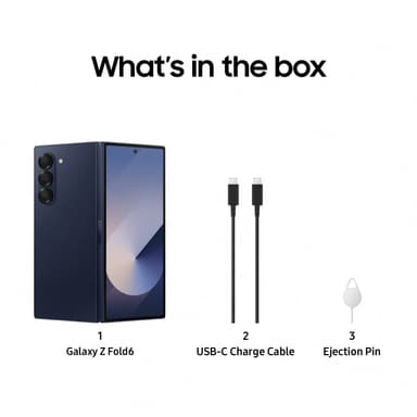Samsung Galaxy Z Fold6 5G älypuhelin 12/256 GB (laivastonsininen)