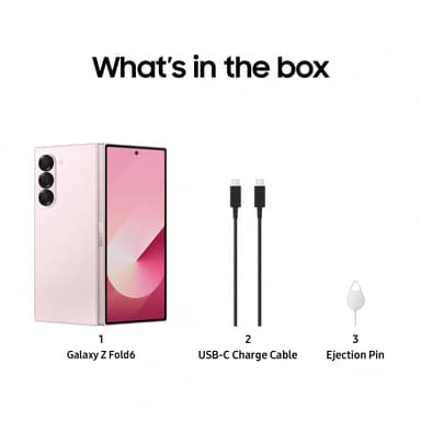 Samsung Galaxy Z Fold6 5G älypuhelin 12/512 GB (vaaleanpunainen)