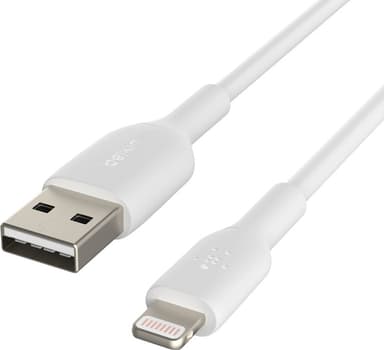 Belkin USB-A - Lightning, valkoinen (0,15 m)
