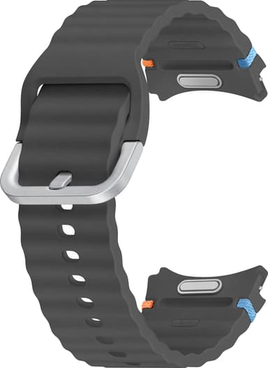 Samsung Galaxy Watch7 Sport ranneke S/M (tummanharmaa)