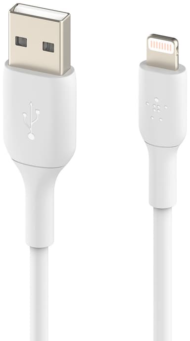 Belkin USB-A - Lightning, valkoinen (0,15 m)