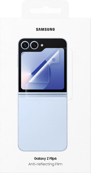Samsung Galaxy Z Flip6 häikäisynestokalvo (läpinäkyvä)