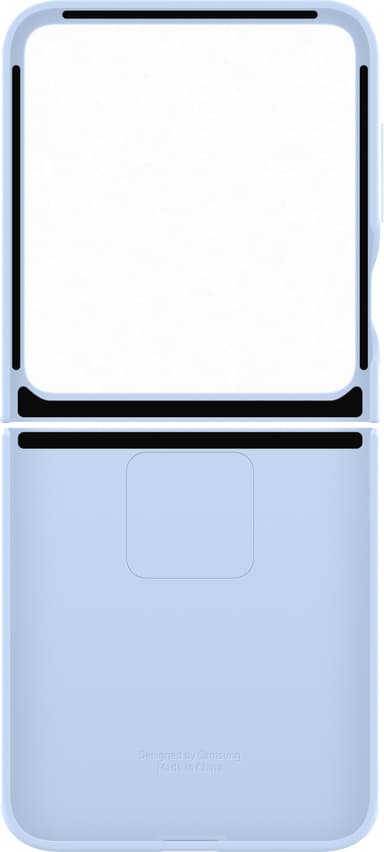 Samsung Galaxy Z Flip6 silikonisuojakuori renkaalla (sininen)