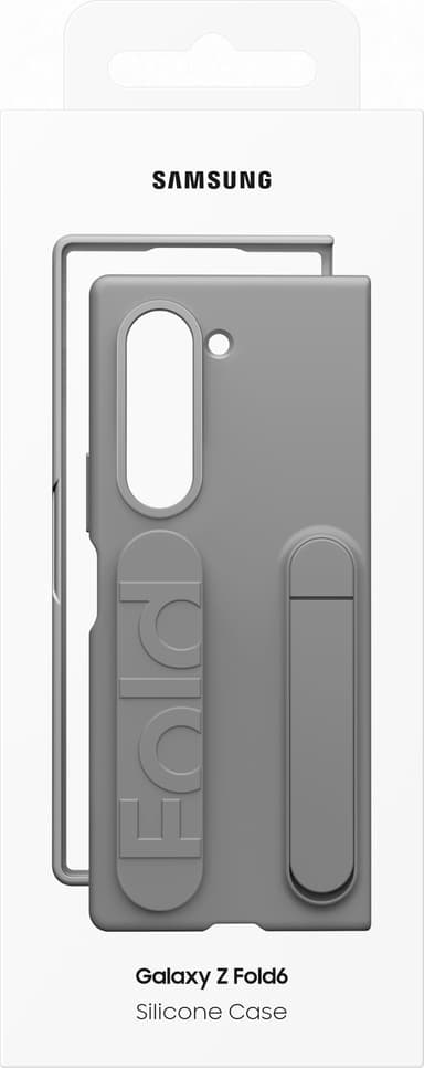 Samsung Galaxy Z Fold6 silikoninen suojakuori (harmaa)