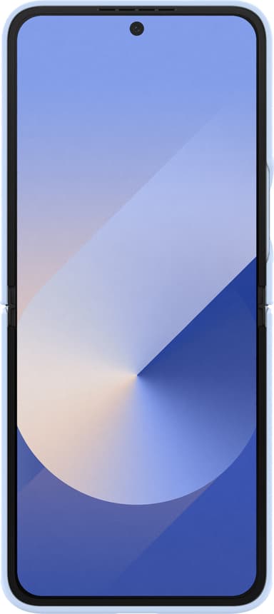 Samsung Galaxy Z Flip6 silikonisuojakuori renkaalla (sininen)