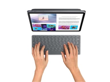 Lenovo monilaitteinen langaton näppäimistö (Luna Grey)