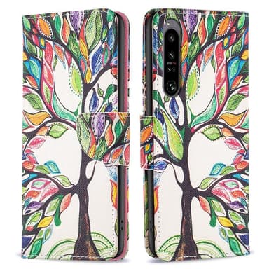 Sony Xperia 1 VI Lompakkotelineen kotelo Kuviollinen puhelimen kansi