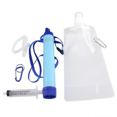 Vedenpuhdistin Straw Emergency Survival Vaellusveden suodatin