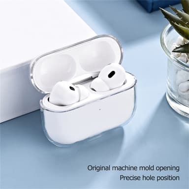 AirPods 3 -kotelolle Pölynkestävä kristallinkirkas kova kuulokekotelo