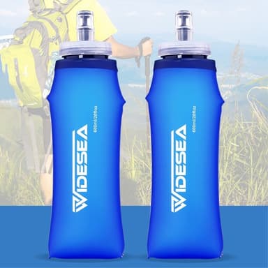 600ml Outdoor Sports -vesipullo kokoontaitettava vaellusjuoksu