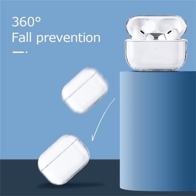 AirPods 3 -kotelolle Pölynkestävä kristallinkirkas kova kuulokekotelo