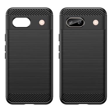 Hiilikuiturakenteinen TPU-kansi Google Pixel 8a  - musta