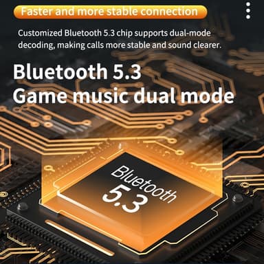 Delfin Ear Clip -kuulokkeet HiFi Bluetooth -nappikuulokkeet - musta+keltainen