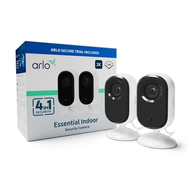 Arlo Essential 2K Indoor turvakamera (2 kpl)