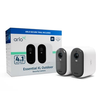 Arlo Essential 2K XL Outdoor turvakamera (2 kpl)