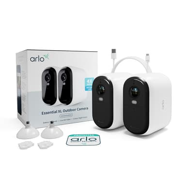 Arlo Essential HD XL Outdoor turvakamera (2 kpl)