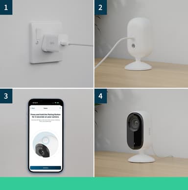Arlo Essential 2K Indoor turvakamera (2 kpl)