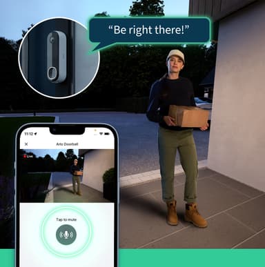 Arlo 2K video-ovikello (1 kpl)